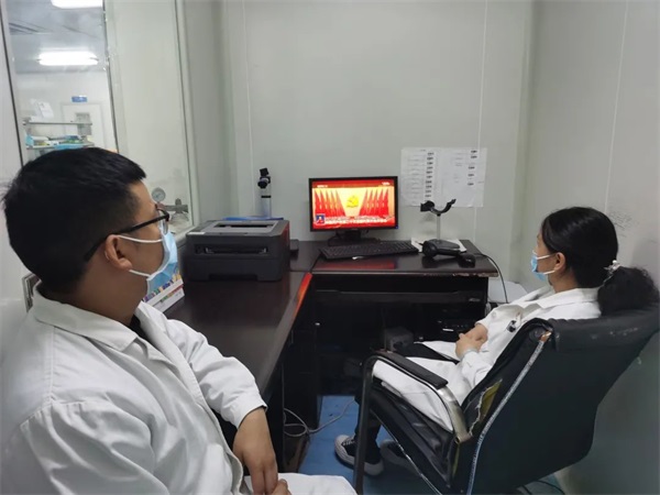 通用医疗及所属单位认真收看党的二十大开幕会盛况(图29) 通用医疗及所属单位认真收看党的二十大开幕会盛况(图29)