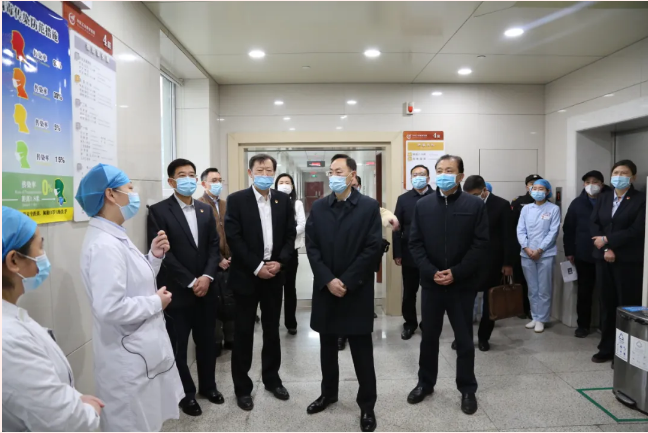 通用技术集团董事长于旭波调研通用医疗在陕医院(图2)